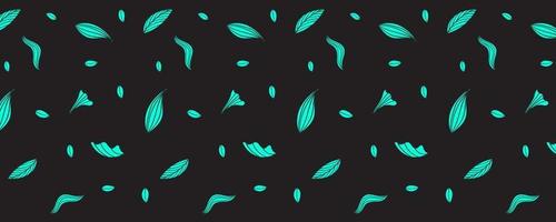 Abstract  green leaf floral pattern vector background illustration