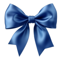 Blue isolated bow. png