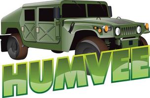 Humvee Vehicle Vector