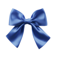 Blue isolated bow. png