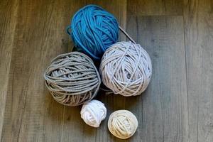 ball color cotton twine for needlework photo