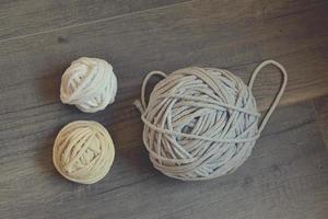 ball color cotton twine for needlework photo