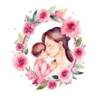 Mother's Day watercolor background. png