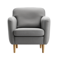 gray Armchair Isolated. png