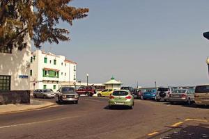 urban landscape from the capital of the Canary Island Lanzarote Arrecife in Spain on a warm summer day photo