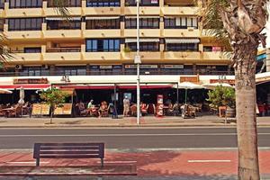 urban landscape from the capital of the Canary Island Lanzarote Arrecife in Spain on a warm summer day photo