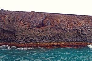 orignal volcanic landscapes from the Spanish island of Lanzarote photo