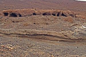 orignal volcanic landscapes from the Spanish island of Lanzarote photo