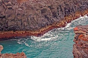 orignal volcanic landscapes from the Spanish island of Lanzarote photo