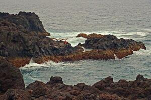 orignal volcanic landscapes from the Spanish island of Lanzarote photo