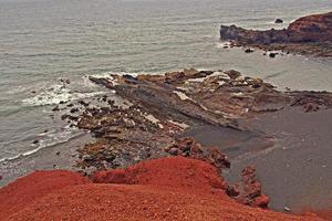 orignal volcanic landscapes from the Spanish island of Lanzarote photo