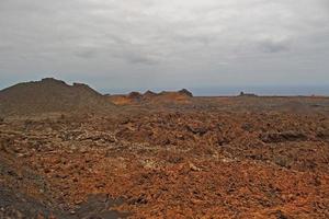 orignal volcanic landscapes from the Spanish island of Lanzarote photo