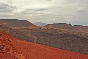 orignal volcanic landscapes from the Spanish island of Lanzarote photo