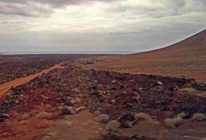 orignal volcanic landscapes from the Spanish island of Lanzarote photo