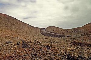 orignal volcanic landscapes from the Spanish island of Lanzarote photo