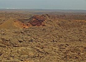 orignal volcanic landscapes from the Spanish island of Lanzarote photo