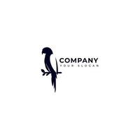 Parrot bird logo vector design template