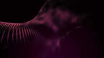 Abstract pink swirls in motion looping video