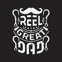 Fathers day typographic slogan design vector