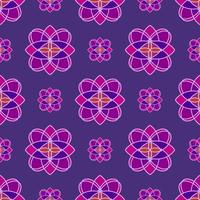 seamless pattern with flower illustration background photo