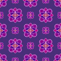 seamless pattern with flower illustration background photo