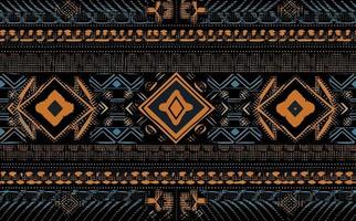 étnico resumen ikat modelo. sin costura modelo en tribal, gente bordado, mexicano estilo. azteca geométrico Arte ornamento diseño de impresión para alfombra, fondo de pantalla, ropa, envase, tela, cubrir, textil vector