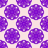 seamless pattern with circle shape illustration background photo