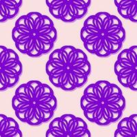 seamless pattern with circle shape illustration background photo