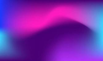 Vector Minimalistic Fluid Blurred Gradient Background. Trendy neon backdrop for Poster, Brochure, Banner, Landing Page and Night Club