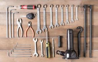 set of tools supplies for repair car photo