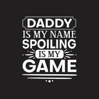 Dad typographic t shirt design vector