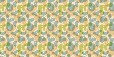 Abstract geometric folliage pattern. Smoth colour contemporary style design. Fill pattern on swatches vector