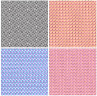 set japanese wave pattern