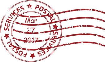 Vector Image Of A Postage Stamp Symbol