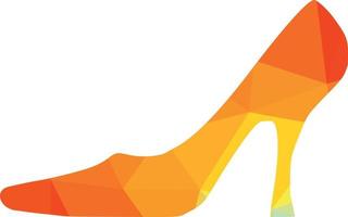 Vector Image Of A High Heel Shoe