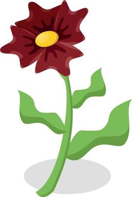Vector Graphics Of A Summer Flower