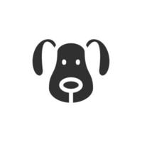 perro icono, aislado perro firmar icono, vector ilustración