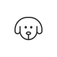 Dog icon, isolated Dog sign icon, vector illustration