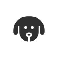 perro icono, aislado perro firmar icono, vector ilustración