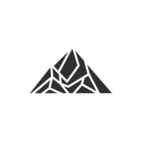 Mountain icon, isolated Mountain sign icon, vector illustration