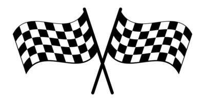finish flag icon. Finish line Success concept. Finish Banner Speed Flag. Competition sport Race flag symbol. Start and Winner Finish banner racing grunge flag tire track checker marks, runners sport. vector