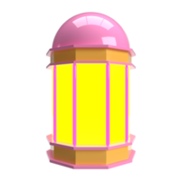 3d render lanternas png