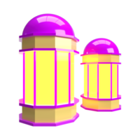 3d rendere lanterne png