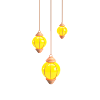 3D Render Lanterns png