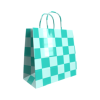 3D Render Shopping Bags png