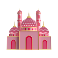 mesquita de renderização 3D png