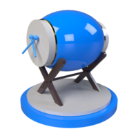 3D Render Drum png