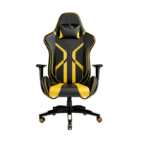 gaming chair on transparent background,front view, png