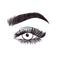 sexy yeux cils sourcils png