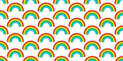 rainbow seamless pattern vector isolated sky colorful wallpaper background
